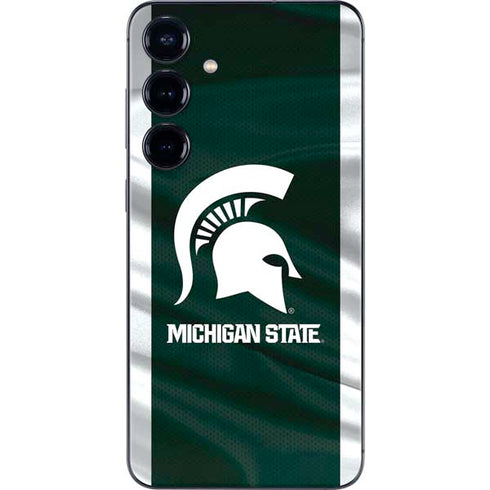 Michigan State University Away Grey Jersey Galaxy S25 Skin